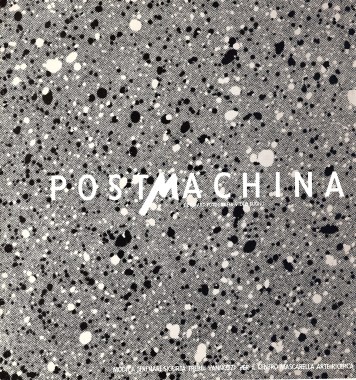 1 -Postmachina - Bologna 1984 copertina del Catalogo