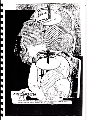 Copertina del catalogo Copy Art a Bologna - 1984