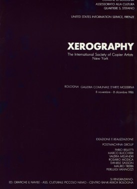 Xerography - interno copertina catalogo